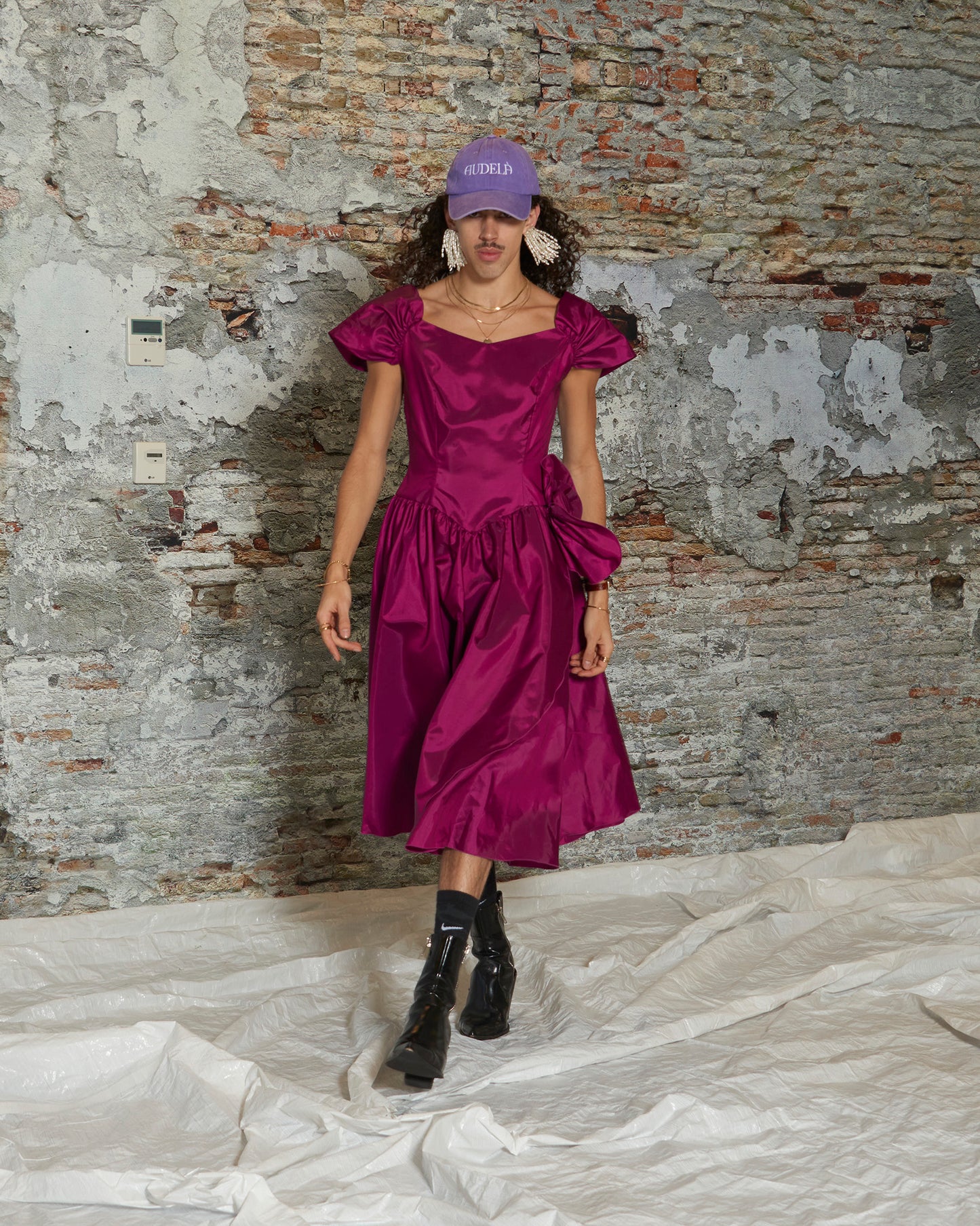 Shiny Purple Prom Dress
