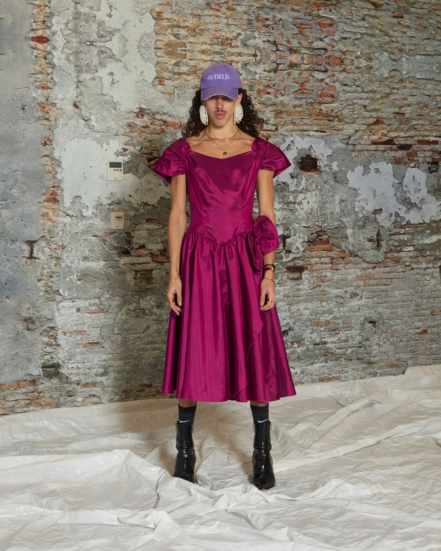 Shiny Purple Prom Dress