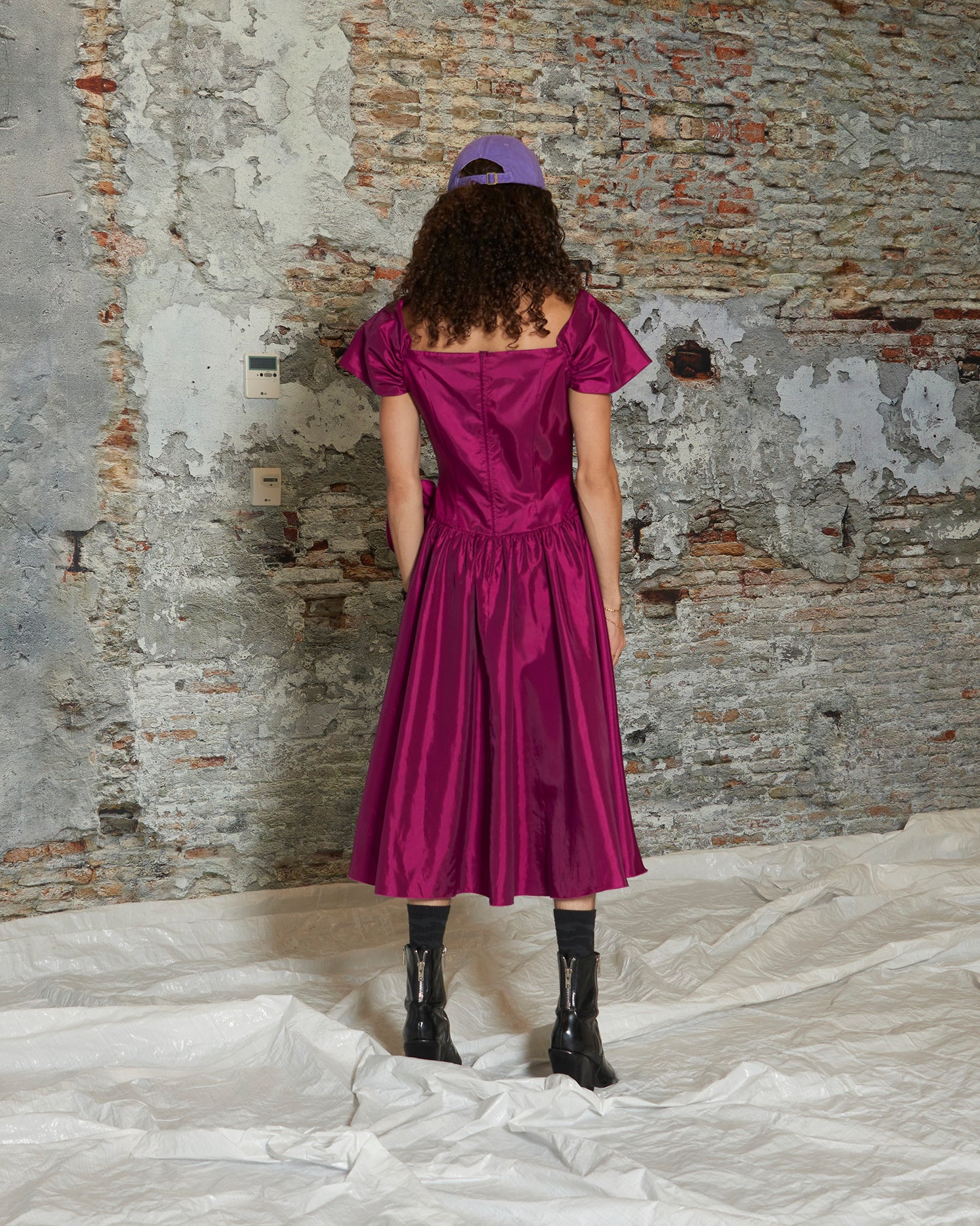 Shiny Purple Prom Dress