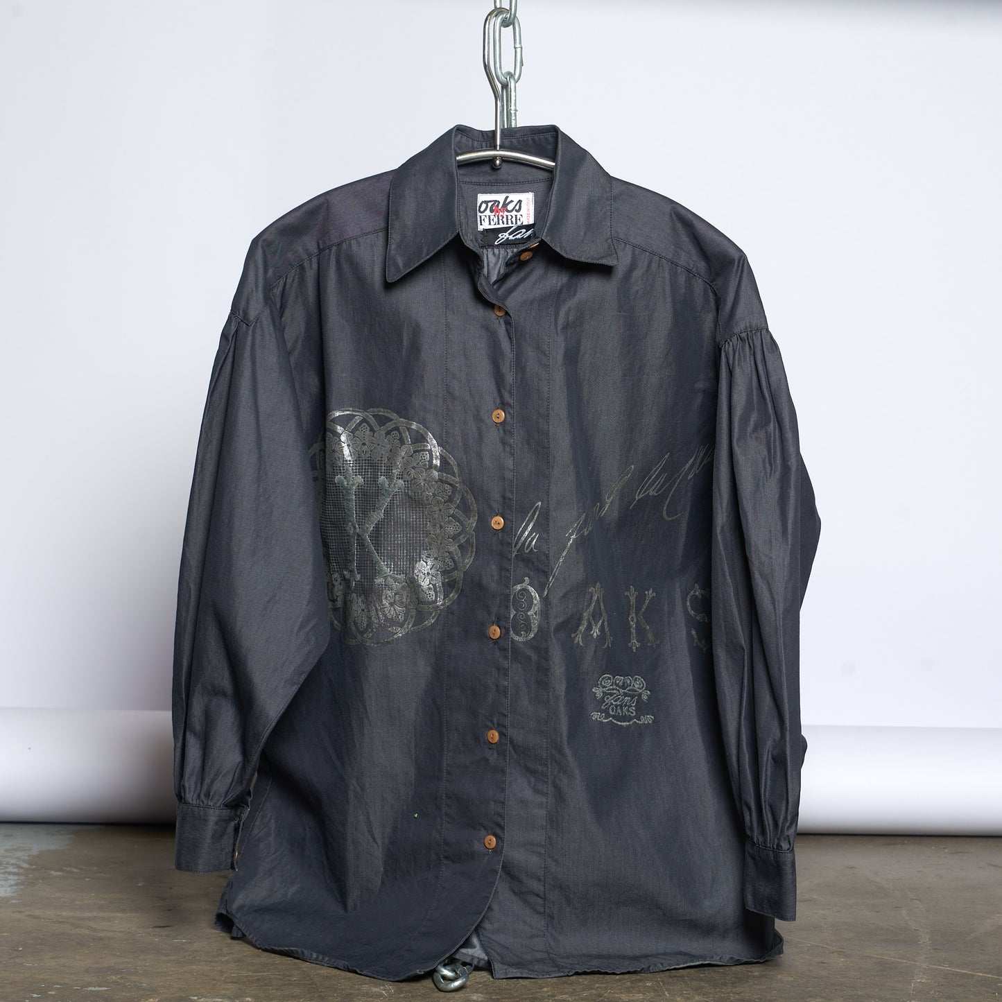 Grey Designer Shirt with Cool Shiny Details