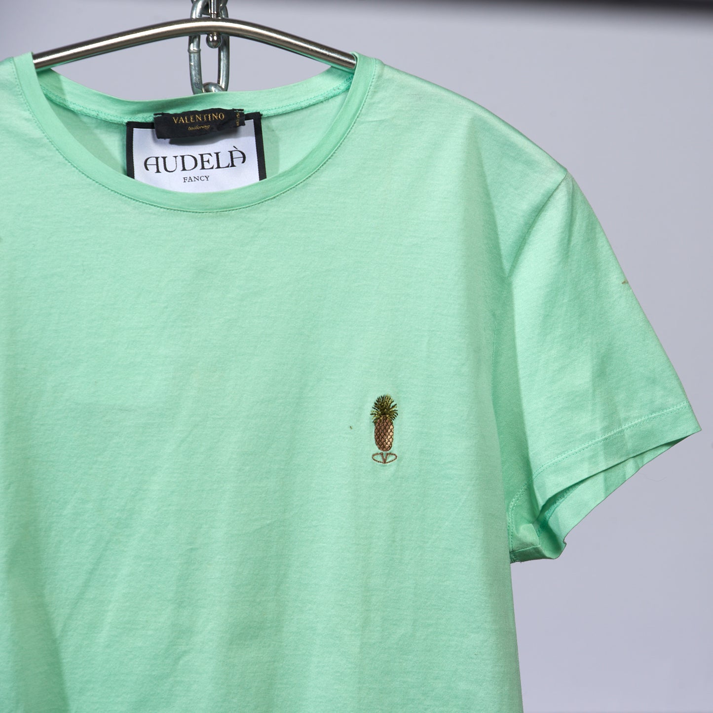 Designer Shirt with Pineapple Embroidery
