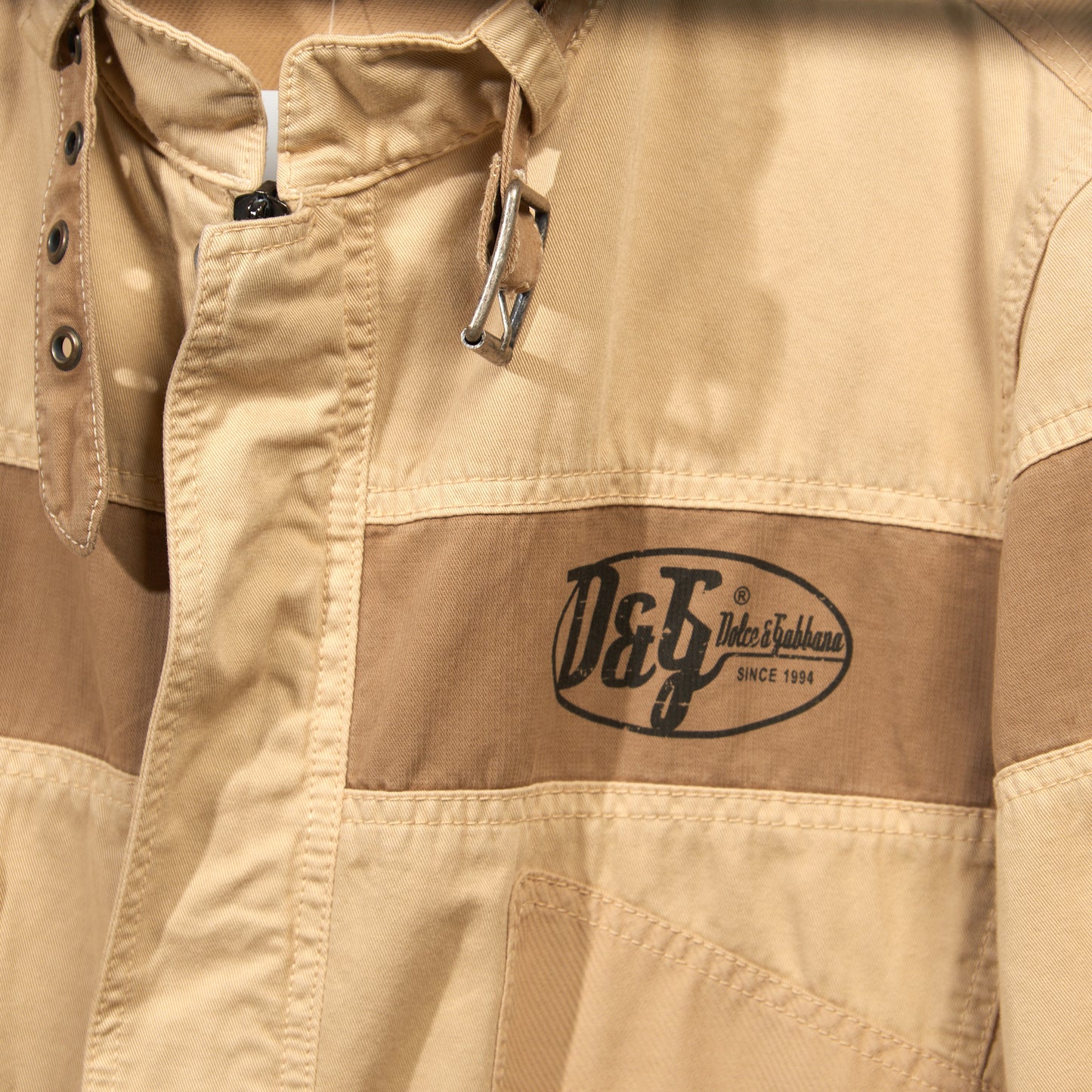 Khaki Designer Jacket with Lots of Details