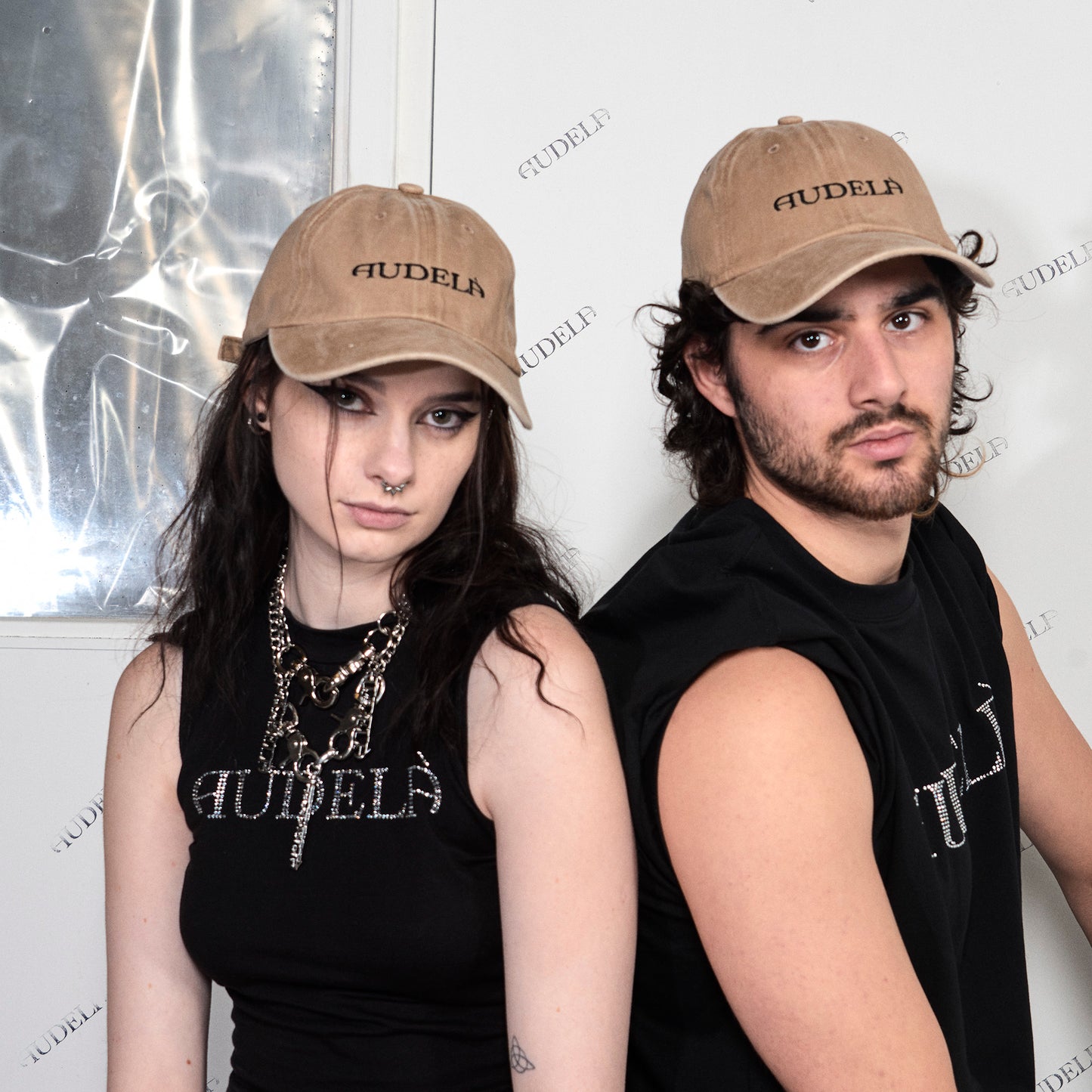 Beige Cap with audelà Logo