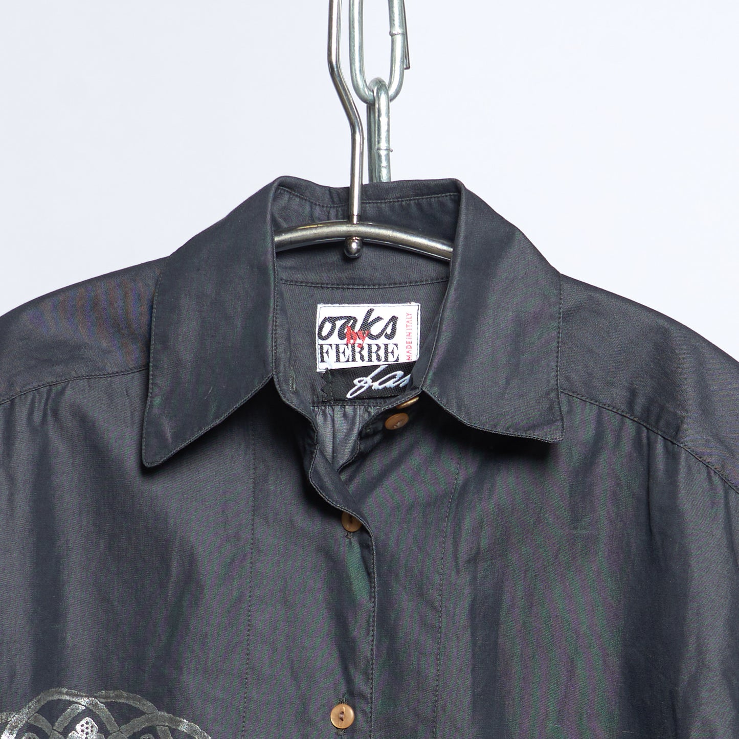 Grey Designer Shirt with Cool Shiny Details
