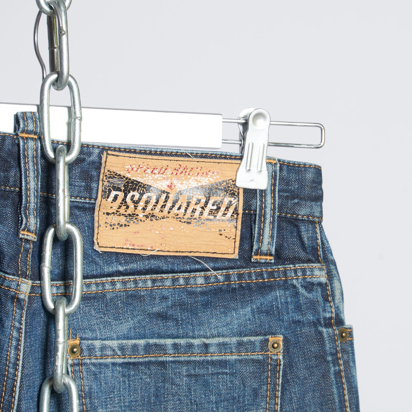 Blue Denim Designer Pants