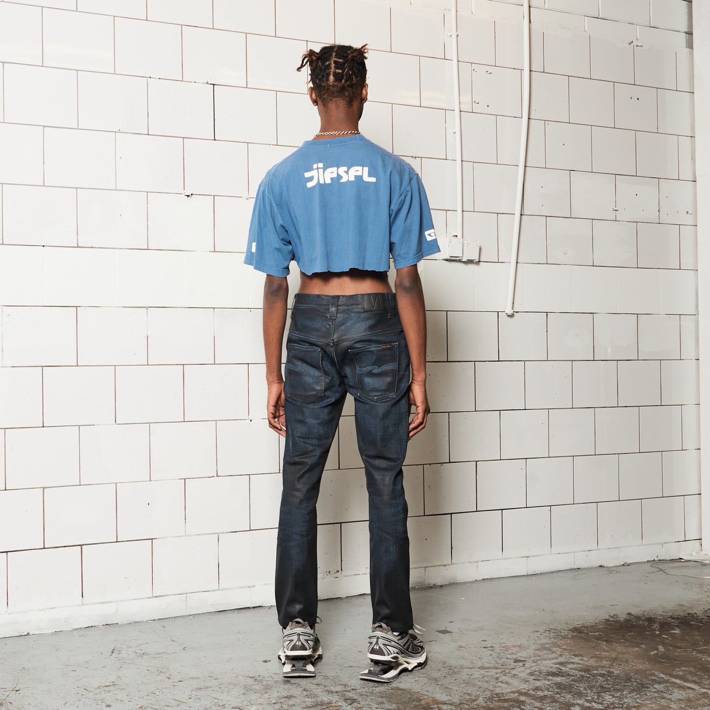 Branded Jeans with Coating