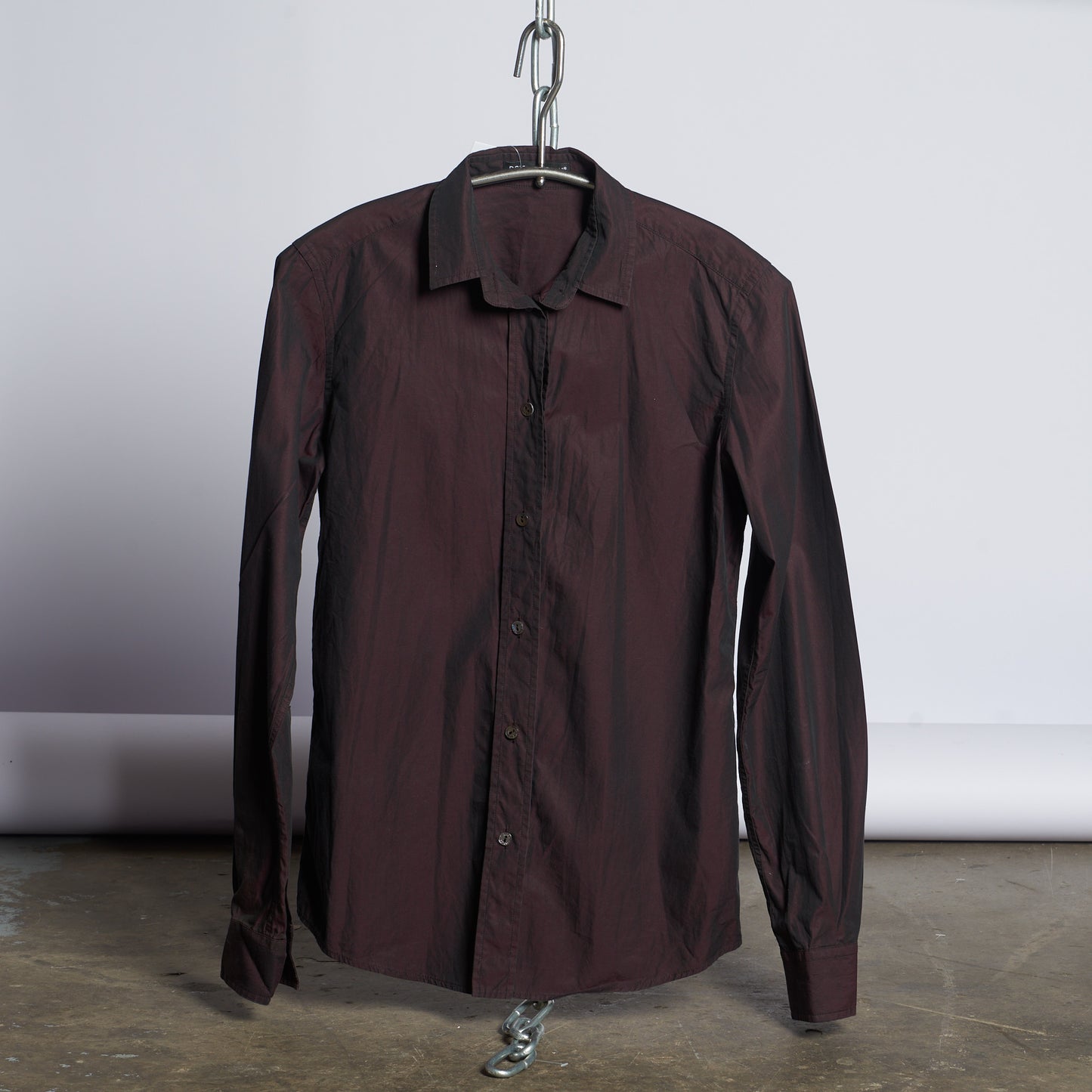Designer Aubergine Colour Shirt