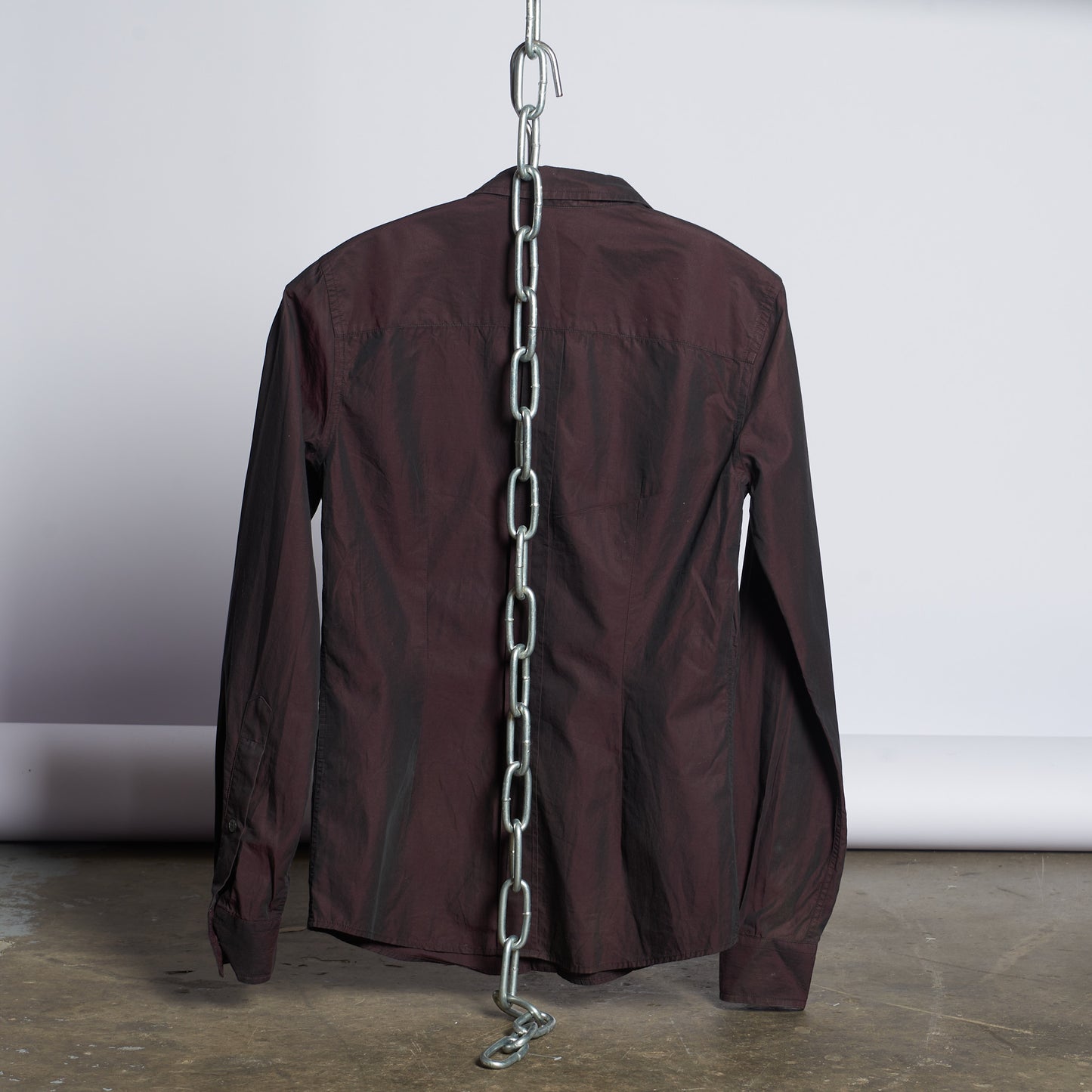 Designer Aubergine Colour Shirt